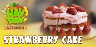 Receta del queque de Fresas de HayDay Receta del queque de Fresas de HayDay