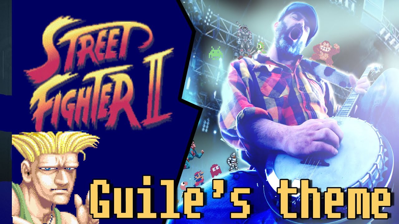 Street Fighter II - Guile theme cover interpretado por Banjo Guy Ollie