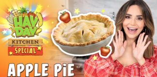 Receta de Pie de Manzana de Hay Day presentado por Rosanna Pansino Receta de Pie de Manzana de Hay Day presentado por Rosanna Pansino