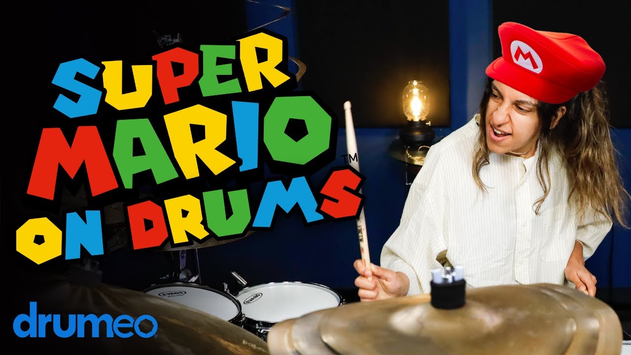 Super Mario Bros en batería por Sarah Thawer