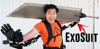 Exoesqueleto para levantar la espada de Cloud Strife Exoesqueleto para levantar la espada de Cloud Strife