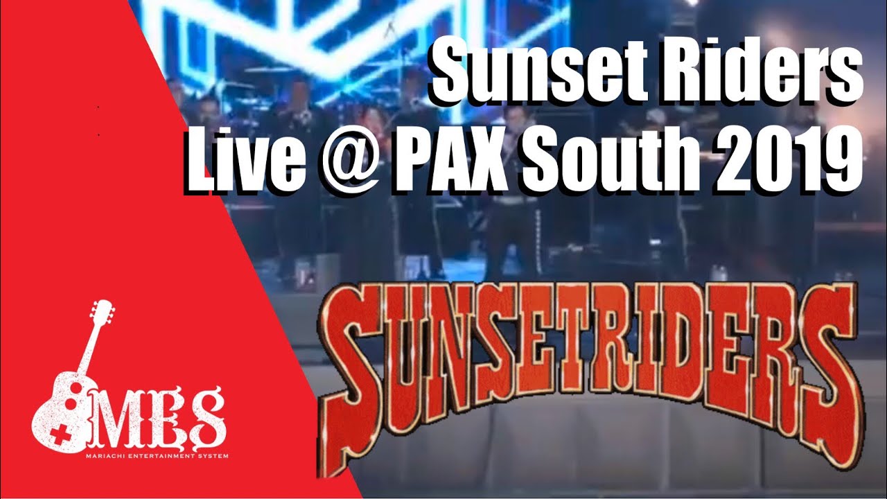 Sunset Riders interpretado en vivo en PAX South 2019 por Mariachi Entertainment System