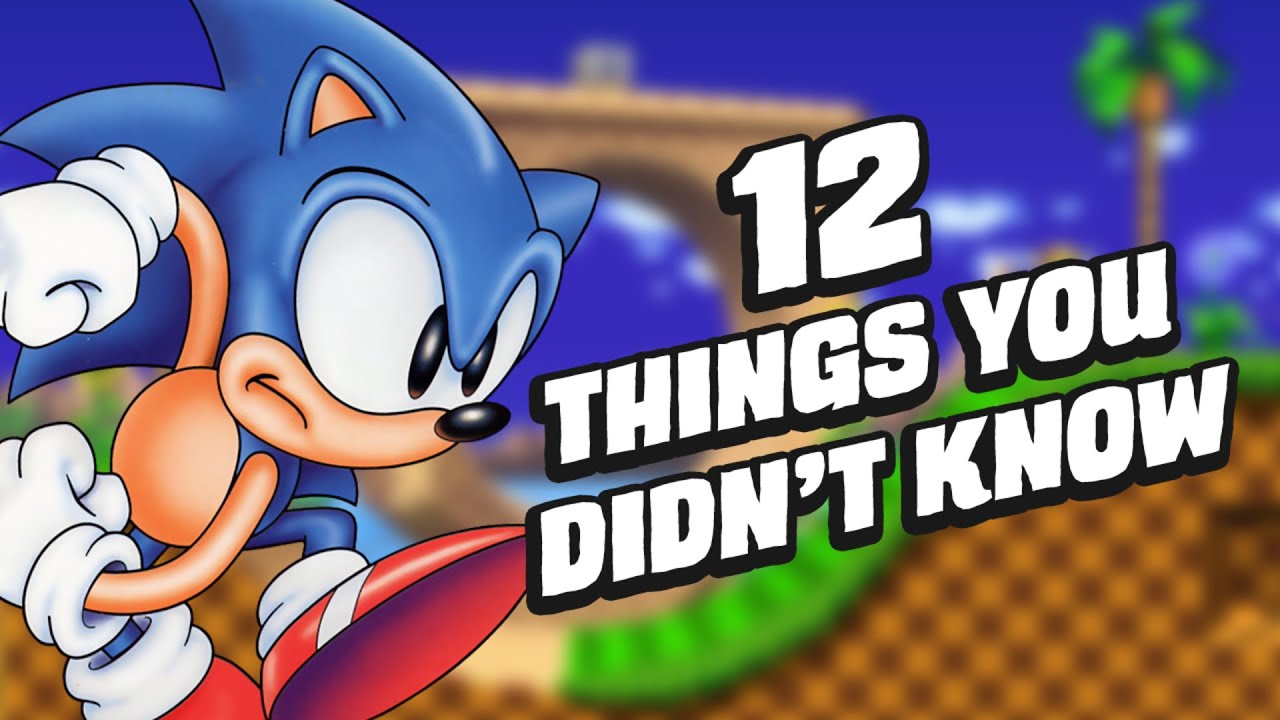 12 cosas que no sabías acerca de Sonic