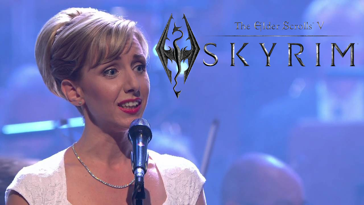 The Elder Scrolls V Skyrim The Dragonborn Comes en vivo con la Orquesta Sinfónica Swedish de la Radio Sueca