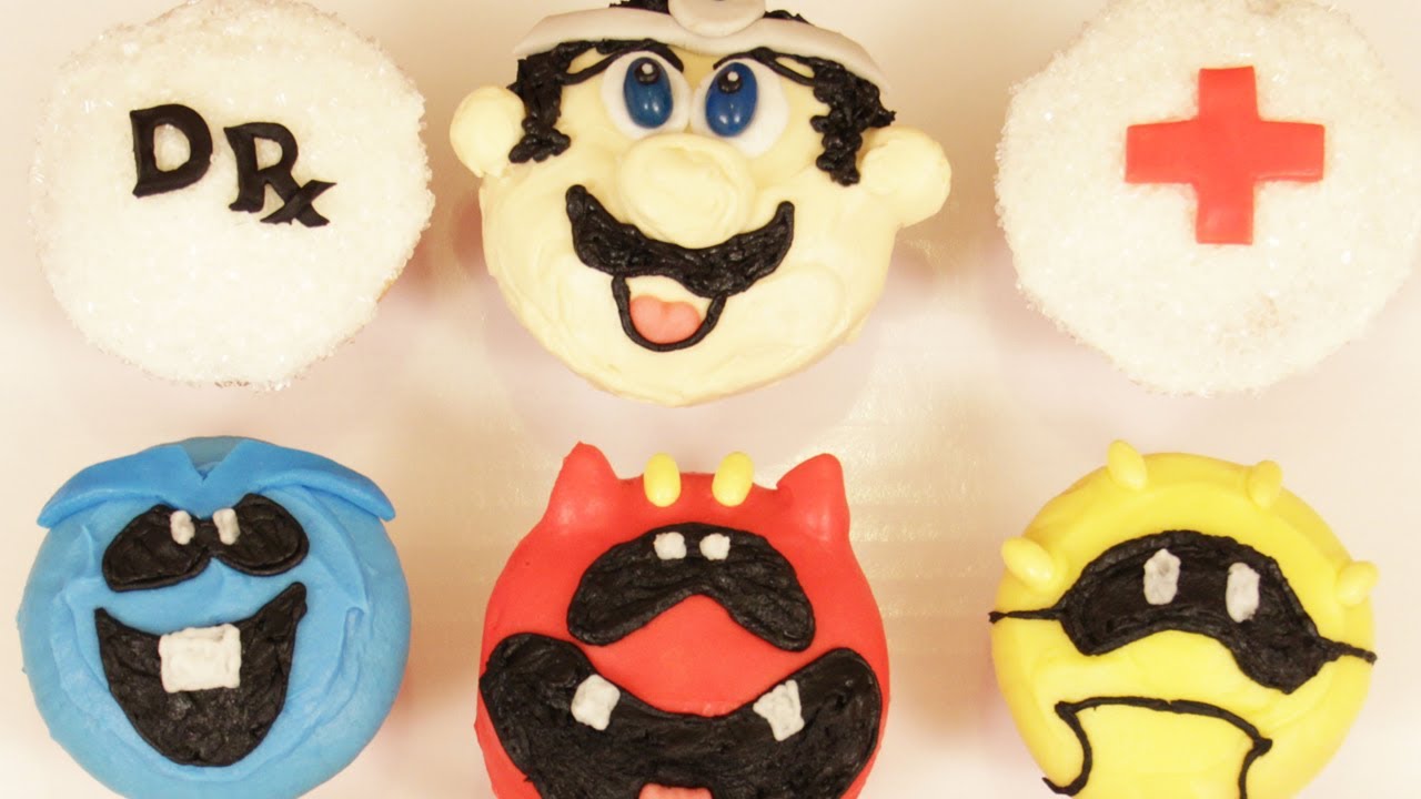 Cupcakes de Dr Mario