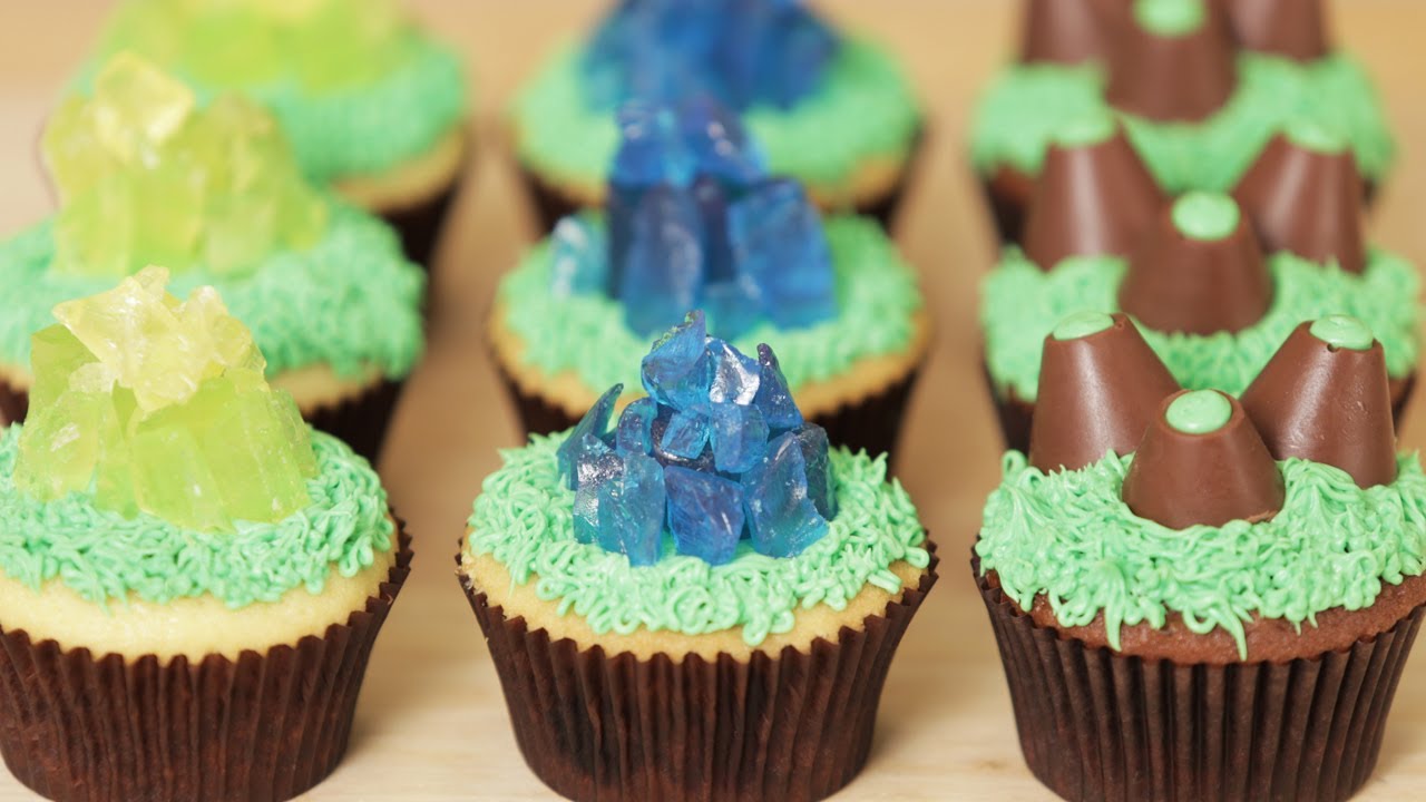 Cupcakes de los minerales de Starcraft