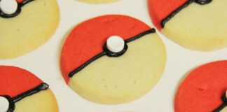 Galletas de la Pokebola Galletas de la Pokebola