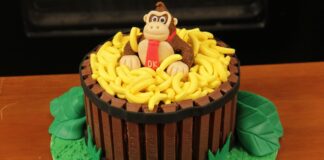 Queque de Donkey Kong Queque de Donkey Kong