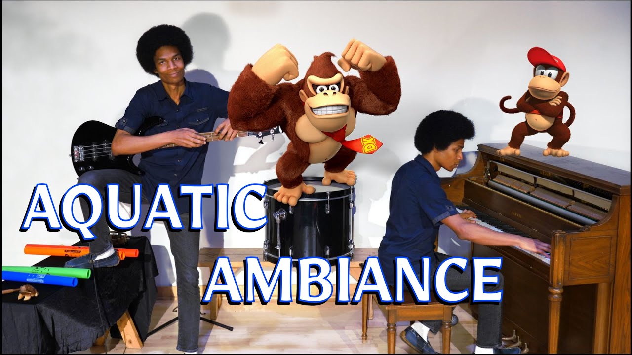 Aquatic Ambiance de Donkey Kong Country Cover por Aaron Grooves