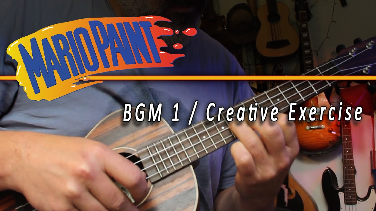 Mario Paint Creative Exercise Cover por BanjoGuy Ollie