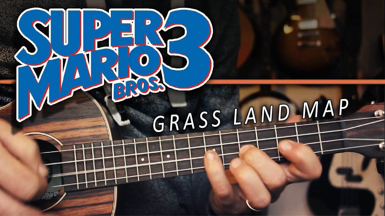 Super Mario Bros 3 Grass Land Map Cover por Banjo Guy Ollie
