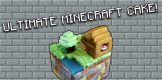 Receta del Queque de Minecraft Receta del Queque de Minecraft