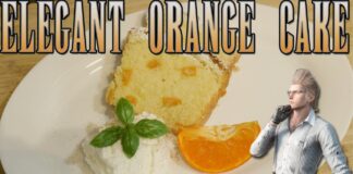 Queque de naranja Elegante de Final Fantasy XV Queque de naranja Elegante de Final Fantasy XV