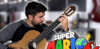 Música de Super Mario interpretada con guitarra acústica Música de Super Mario interpretada con guitarra acústica