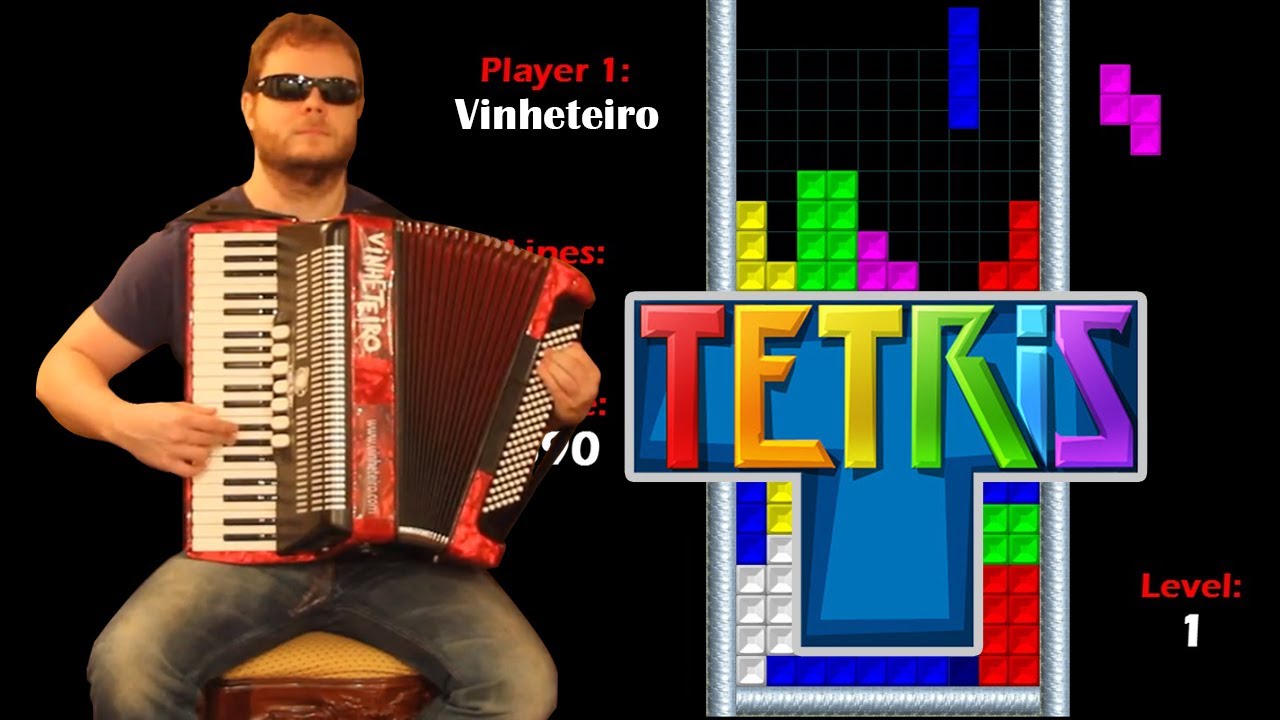 Tetris interpretado en Acordeón
