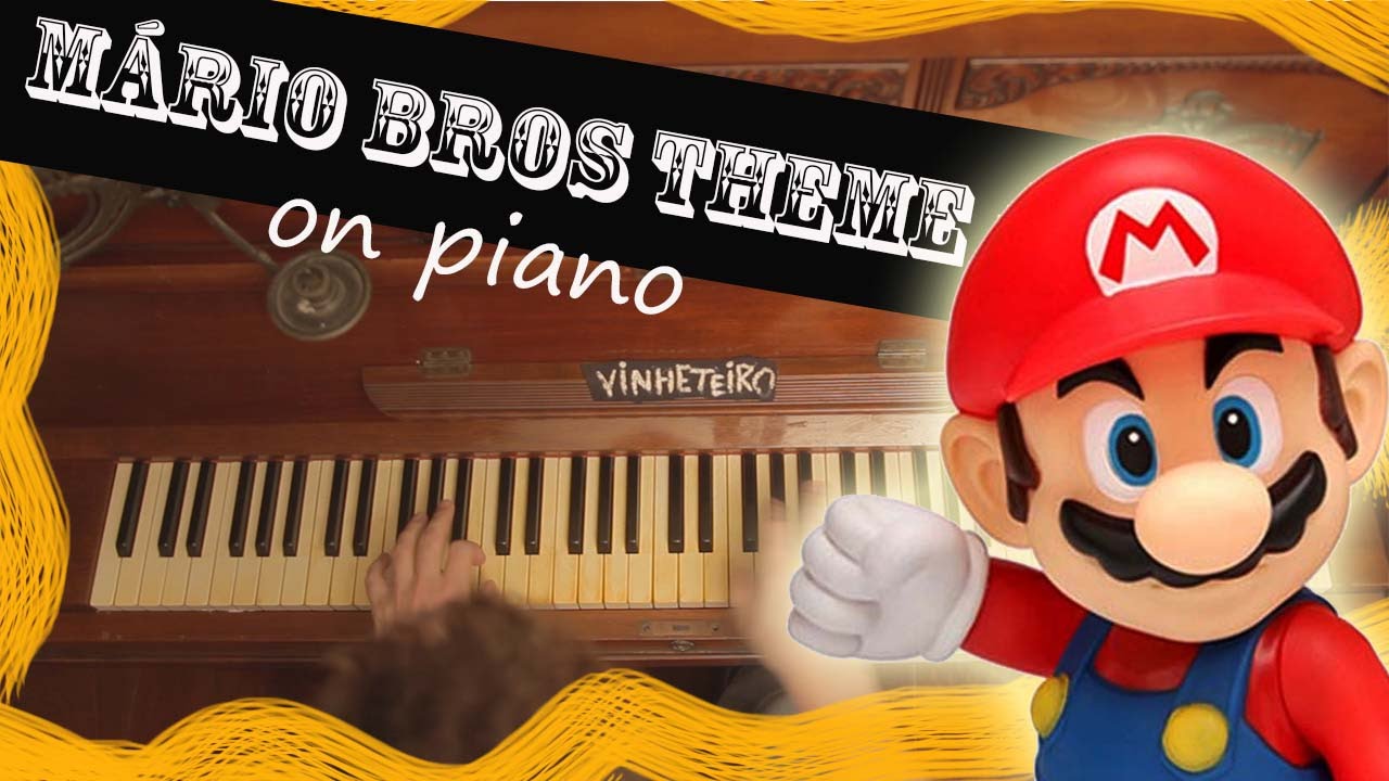 Tema principal de Super Mario interpretado en Piano