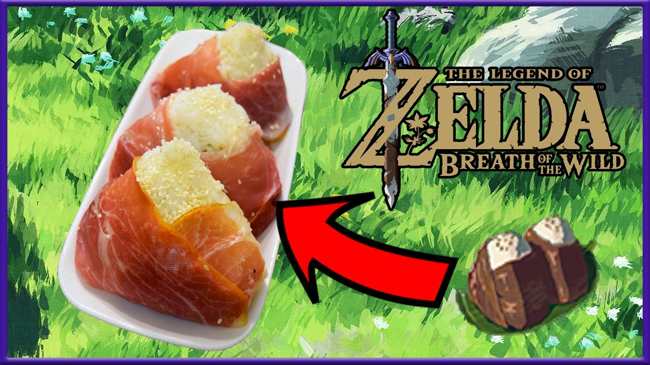 Bolas de arroz con carne de Legend of Zelda Breath Of The Wild