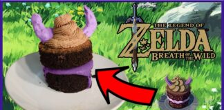Tarta de monstruos de Legend of Zelda Breath Of The Wild Tarta de monstruos de Legend of Zelda Breath Of The Wild