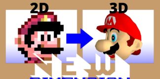 New Dimension (2D to 3D): Super Mario New Dimension (2D to 3D) Super Mario