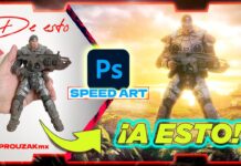 Speedart de Marcus Fenix basado en la figura de NECA de GEARS OF WAR Speedart de Marcus Fenix basado en la figura de NECA de GEARS OF WAR