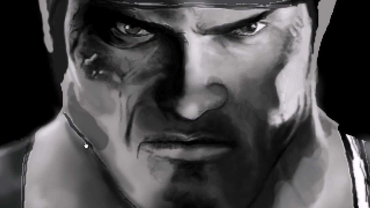 Speedpainting de Marcus Fenix de Gears of War