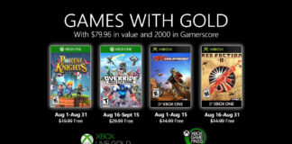 Games with Gold para agosto de 2020 Games with Gold para agosto de 2020