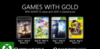 Games with Gold para agosto de 2021 Games with Gold para agosto de 2021