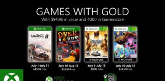 Games with Gold para julio de 2020 Games with Gold para julio de 2020