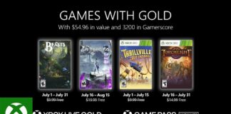 Games with Gold para julio de 2022 Games with Gold para julio de 2022