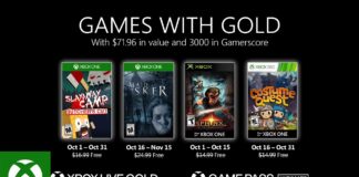 Games with Gold para octubre de 2020 Games with Gold para octubre de 2020