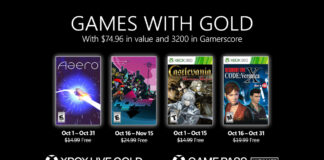 Games with Gold para octubre de 2021 Games with Gold para octubre de 2021