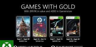 Games with Gold para setiembre de 2021 Games with Gold para setiembre de 2021