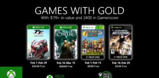 Games with Gold para Febrero de 2020 Games with Gold para Febrero de 2020