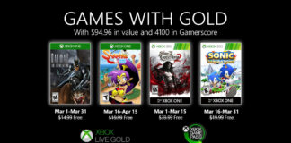 Games with Gold para marzo de 2020 Games with Gold para marzo de 2020