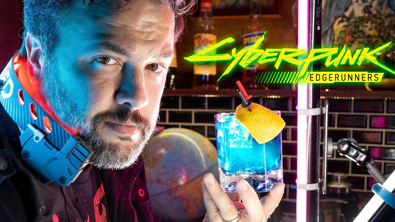 El trago de David Martínez de Cyberpunk 2077