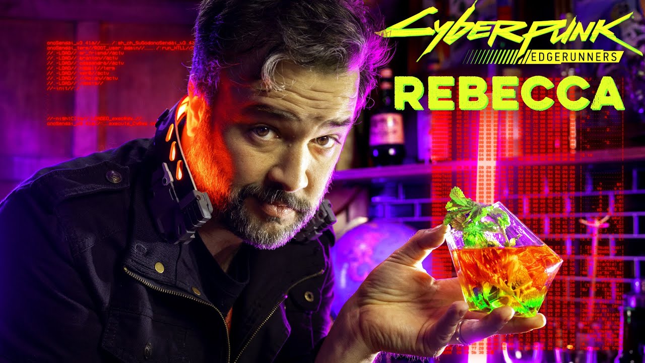 El trago de Rebecca en Cyberpunk