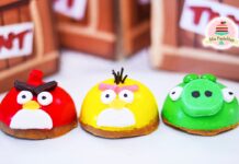Como hacer mini pies de Angry Birds Como hacer mini pies de Angry Birds
