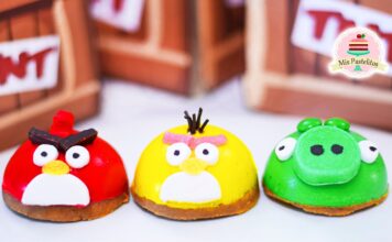 Como hacer mini pies de Angry Birds Como hacer mini pies de Angry Birds