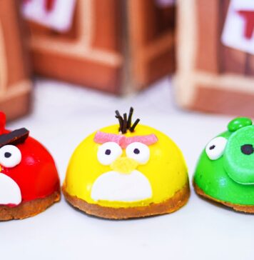 Como hacer mini pies de Angry Birds Como hacer mini pies de Angry Birds