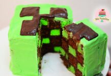 Como hacer un queque del Crepper de Minecraft Como hacer un queque del Crepper de Minecraft