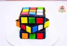 Queque del cubo de Rubik Queque del cubo de Rubik