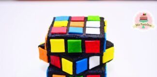 Queque del cubo de Rubik Queque del cubo de Rubik