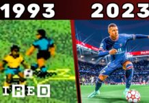 Evolución de los gráficos y la jugabilidad de la FIFA (1993 – 2023) Evolución de los gráficos y la jugabilidad de la FIFA (1993 - 2023)