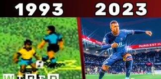 Evolución de los gráficos y la jugabilidad de la FIFA (1993 – 2023) Evolución de los gráficos y la jugabilidad de la FIFA (1993 - 2023)