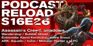 Podcast Reload Programa 26 Temporada 16 – Assassin’s Creed: Shadows, Wanderstop, ¿sorpasso del PC?, Snout Podcast Reload Programa 26 Temporada 16