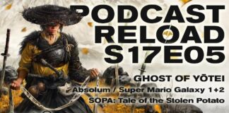 Podcast Reload Episodio 05 Temporada 17 – Ghost of Yotei, Absolum, Mario Galaxy 1+2, SOPA: Tale of the Stolen Potato Podcast Reload Episodio 05 Temporada 17