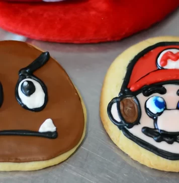 Como hacer galletas de Super Mario con Royal Icing Como hacer galletas de Super Mario con Royal Icing
