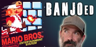 Super Mario Bros – music cover – interpretada por Banjo Guy Ollie Super Mario Bros - music cover - interpretada por Banjo Guy Ollie