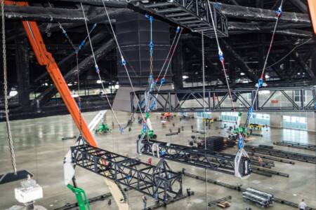 Cuando se haya completado, el aparejo E3 última instancia, tendrá una capacidad de elevación de 1.800.000 libras! E3 2016