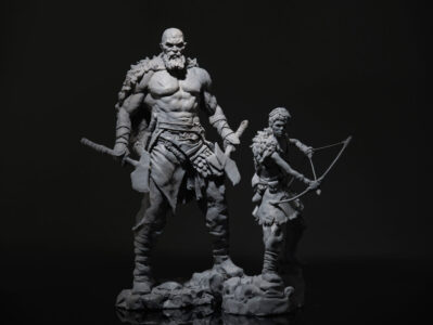 Título: Kratos & Atreus
Nombre del artista: Rafael Grassetti
Juego: God of War
Software: Maquette God-of-War-Kratos-and-Atreus